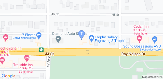 Map to The Gym 110 MMA